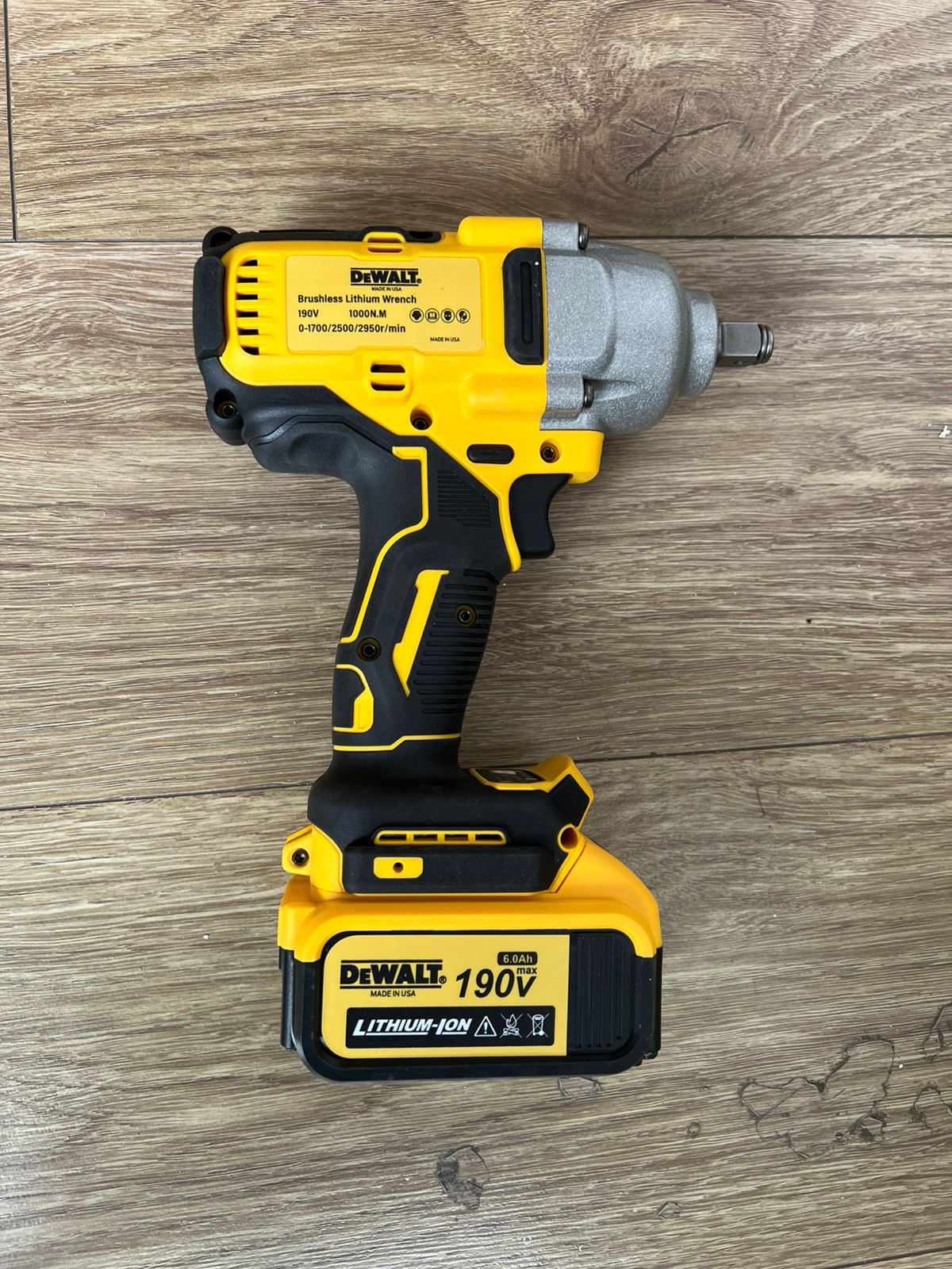 Miniatura 2 de LLAVE IMPACTO 190V CON MANDRIL DW (I)